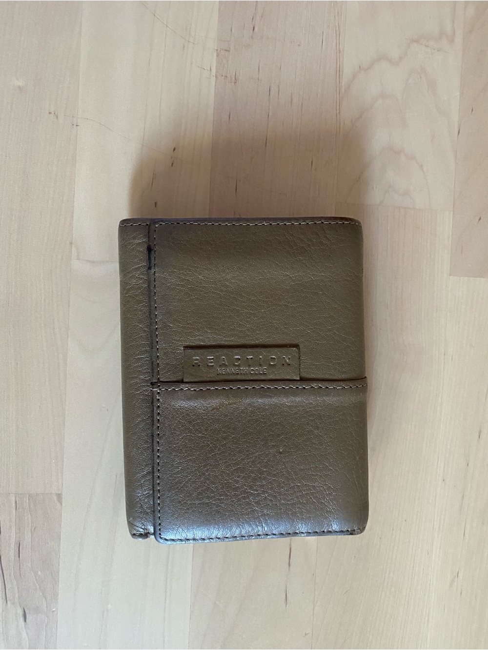 Kenneth Cole Brown Leather Trifold Wallet